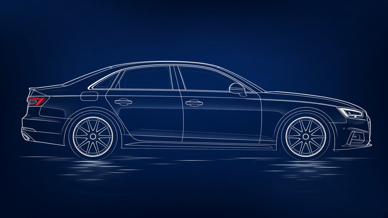 Audi A4 · kontura